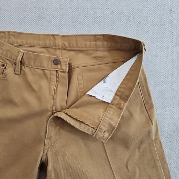 Levi's 541 Jeans Men's 40x32 Straight Tan White Tab Denimcore Workwear ECU - Picture 8 of 11